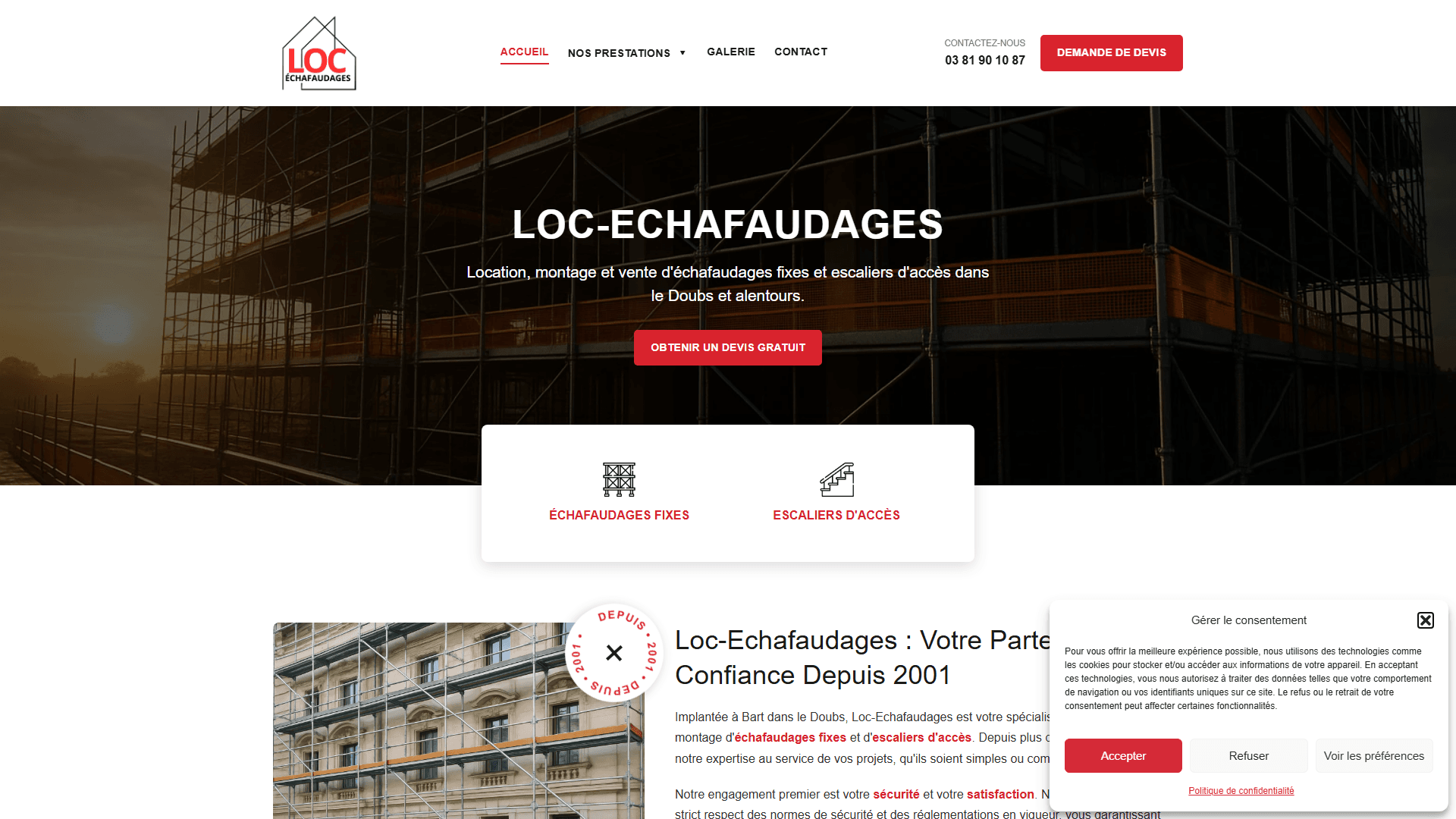 Loc Echafaudages