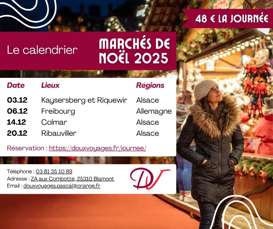 Publication Doux Voyages - Marchés de Noël